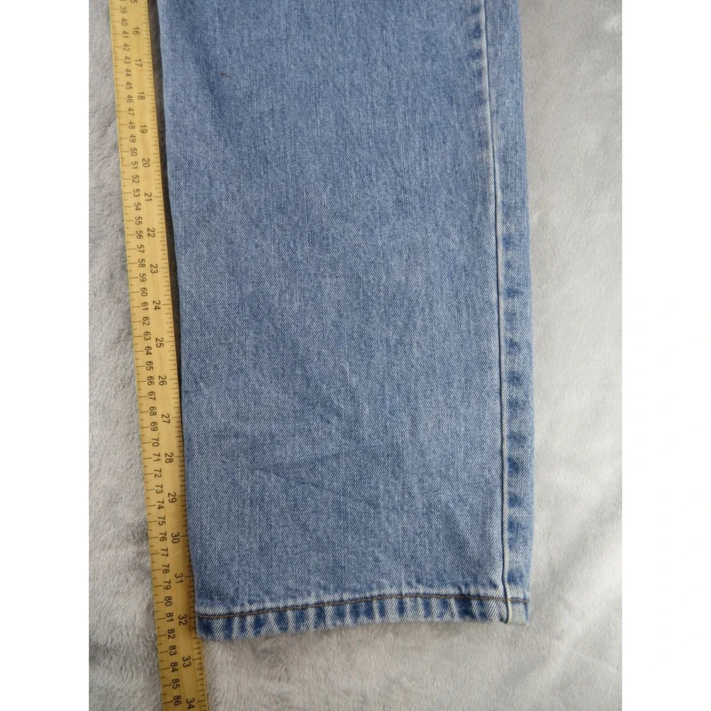 Levi's 550 Relaxed Fit Jeans Mens‎ W42 L34 Blue Denim Straight Leg Casual